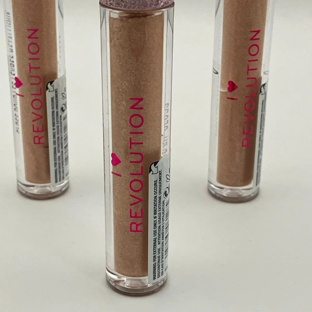 Revolution I Heart Revolution Metallic Angel Heart Lip Gloss White Wings 3 Pcs